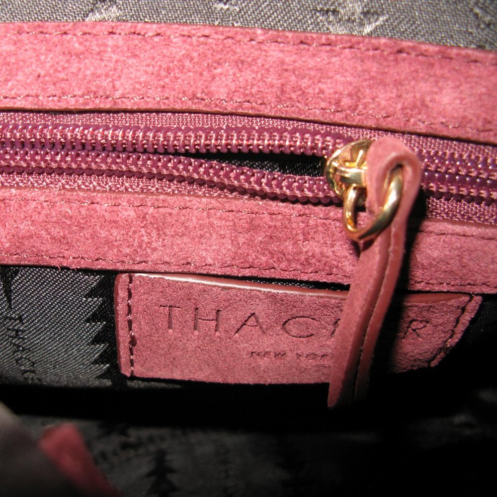 Thacker Convertible Leather Circle Crossbody Hand… - image 4